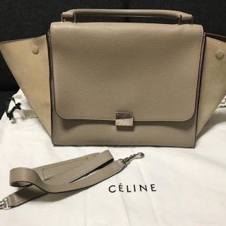 セリーヌ(celine)の値下げセリーヌ トラペーズ  ミディアム 美品(ショルダーバッグ)