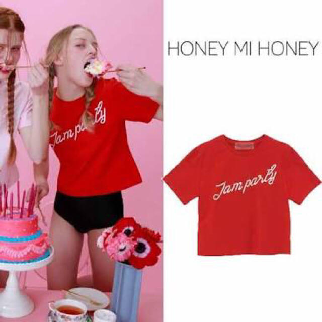 Honey mi Honey(ハニーミーハニー)のHONEY MI HONEY jamparty Tシャツ レディースのトップス(Tシャツ(半袖/袖なし))の商品写真