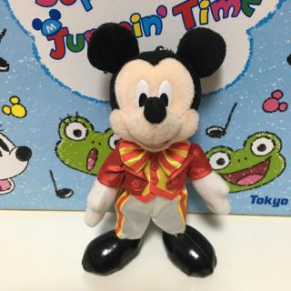 ディズニー(Disney)のディズニーリゾート ミッキー ぬいぐるみバッジ(キャラクターグッズ)