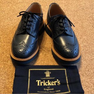 トリッカーズ(Trickers)の最終値下げ！Tricker's 新品 ネイビー サイズUK7(ブーツ)