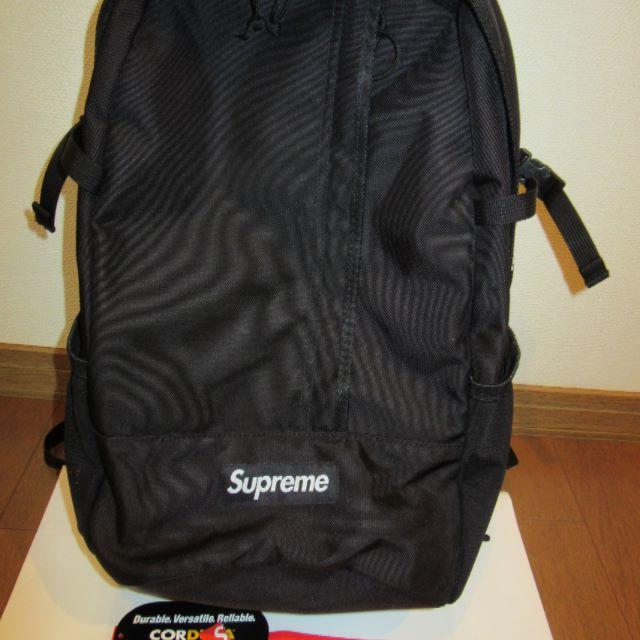 18SS 美品 Supreme Backpack 黒 Box バックパック
