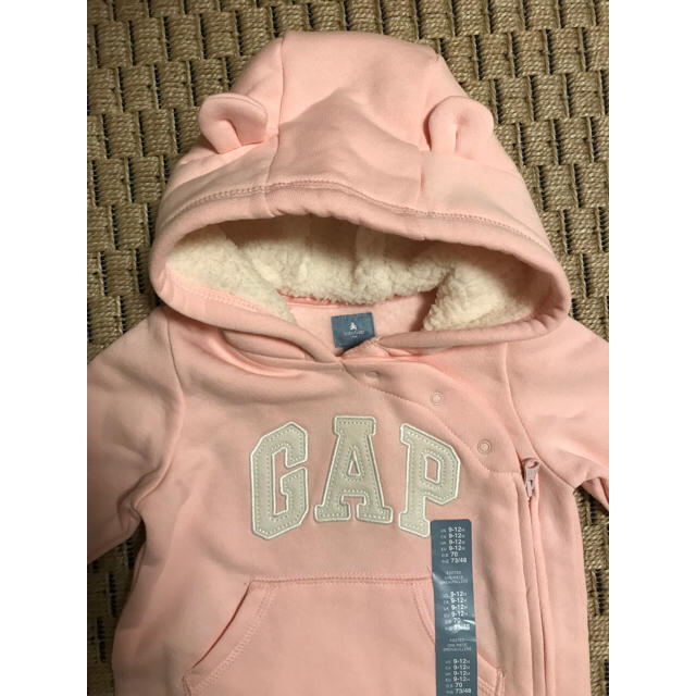 babyGAP(ベビーギャップ)の新品未使用☆アウターにも♡可愛いカバーオール キッズ/ベビー/マタニティのベビー服(~85cm)(カバーオール)の商品写真