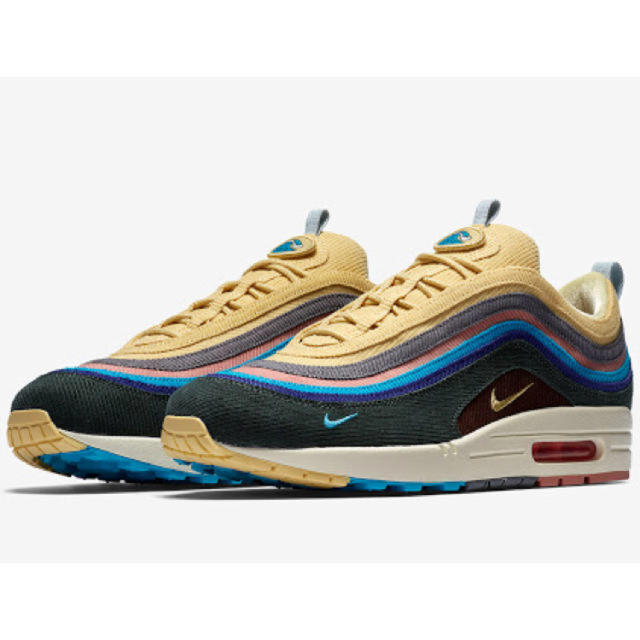 27.0込NIKE AIR MAX 1/97 SEAN WOTHERSPOONスニーカー