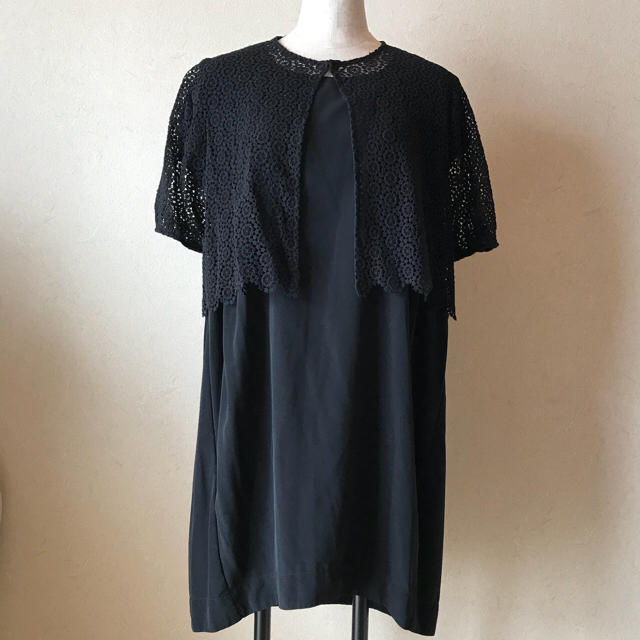 Dot&Stripes CHILD WOMAN ケミカルレースボレロ