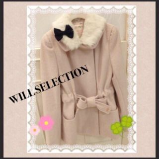 ウィルセレクション(WILLSELECTION)の神戸蘭子♡コラボコート♡定価2万以上(ピーコート)