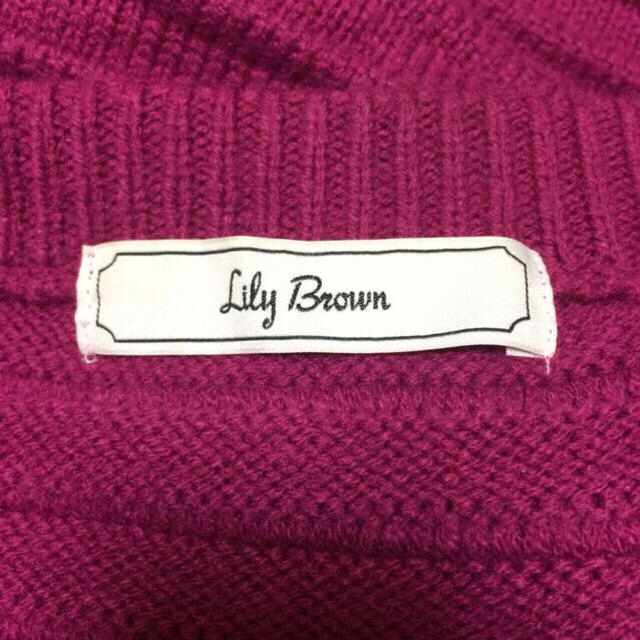 Lily Brown(リリーブラウン)のニットスカート レディースのスカート(ミニスカート)の商品写真