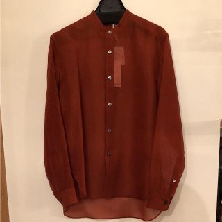 コモリ(COMOLI)のオーラリー  シルク ブラウス 新品(シャツ/ブラウス(長袖/七分))