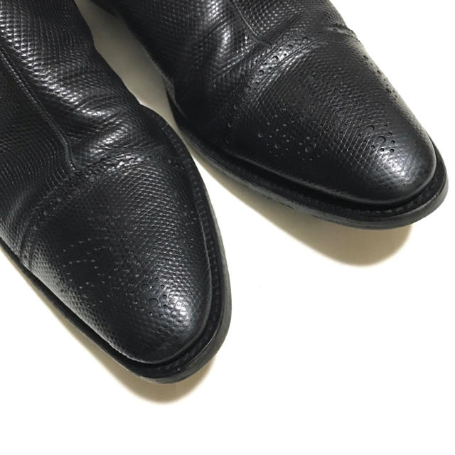 DOLCE&GABBANA(ドルチェアンドガッバーナ)の美品 ドルチェ&ガッバーナ  リザードレザーサイドゴアブーツUK9 メンズの靴/シューズ(ブーツ)の商品写真