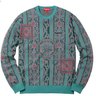 シュプリーム(Supreme)の新品supreme tapestry sweater XL(ニット/セーター)