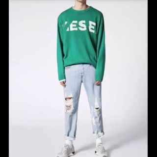 ディーゼル(DIESEL)の美品 ディーゼル 18SS K-LOGOX ニットトップス XL(ニット/セーター)