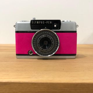 オリンパス(OLYMPUS)の【整備済・完動品】 OLYMPUS PEN  EE-3 ピンク(フィルムカメラ)