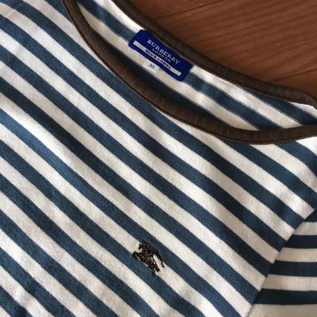 BURBERRY BLUE LABEL(バーバリーブルーレーベル)のめぐラテ様専用  バーバリー ブルーレーベル  ボーダー  38 レディースのトップス(カットソー(長袖/七分))の商品写真