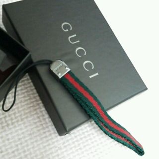 グッチ(Gucci)の直営店購入GUCCI新品ストラップ★(ストラップ/イヤホンジャック)