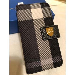 バーバリーブルーレーベル(BURBERRY BLUE LABEL)のブルーレーベル クレストブリッジ  iPhoneケース  新品(iPhoneケース)