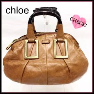 クロエ(Chloe)のChloe クロエ エテル ミニハンドバッグ ヴィンテージレザー 本物(ハンドバッグ)