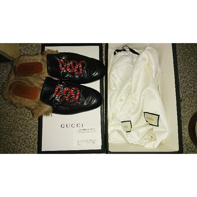 Gucci(グッチ)のGUCCI プリンスタウン スネーク サイズ8 メンズの靴/シューズ(サンダル)の商品写真