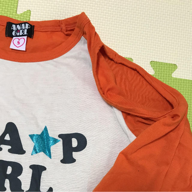 ANAP Kids(アナップキッズ)のANAP GIRL 肩開きロンT キッズ/ベビー/マタニティのキッズ服女の子用(90cm~)(Tシャツ/カットソー)の商品写真