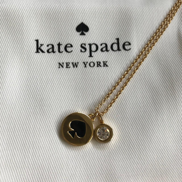 kate spade new york(ケイトスペードニューヨーク)の☆late様 専用☆kate spade ネックレス (黒) レディースのアクセサリー(ネックレス)の商品写真