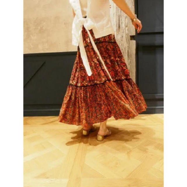IENA(イエナ)のイエナ パネルマキシスカート レディースのスカート(ロングスカート)の商品写真