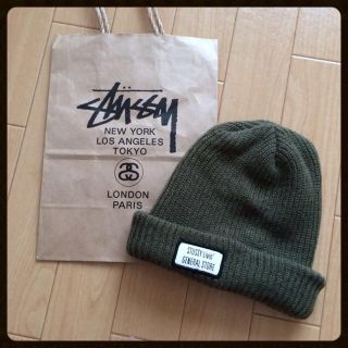 ステューシー(STUSSY)のSTUSSYニット帽/ビーニー(ニット帽/ビーニー)