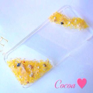 iPhoneケース★星の砂イエロー(モバイルケース/カバー)