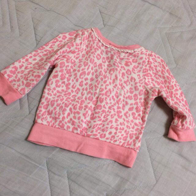 Milkiss♡ヒョウ柄カーデ♡80 キッズ/ベビー/マタニティのキッズ服女の子用(90cm~)(その他)の商品写真