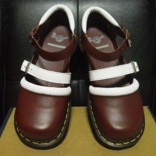 ドクターマーチン(Dr.Martens)の【専用】Dr.Martens 厚底 メリージェーン UK5 アギネスコラボ(ローファー/革靴)