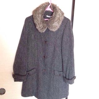 アクシーズファム(axes femme)のaxes femme グレーコート未使用(ロングコート)