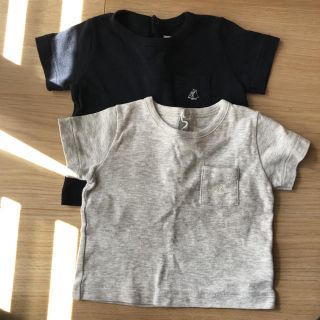 プチバトー(PETIT BATEAU)のプチバトー petitbateau クルーネック Tシャツ ベビー(Ｔシャツ)