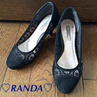 ランダ(RANDA)のRANDA♡フラワーパンプス♡23cm(ハイヒール/パンプス)