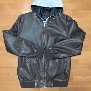 ザラ(ZARA)のZARA ザラ レザージャケット 茶 ブラウン(レザージャケット)