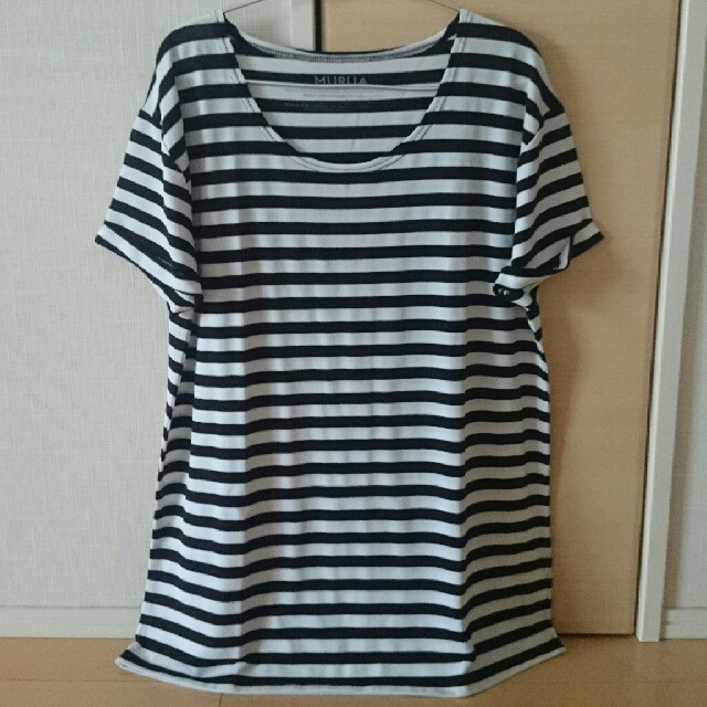 MURUA(ムルーア)のMURUA ボーダー ビックTシャツ レディースのトップス(Tシャツ(半袖/袖なし))の商品写真