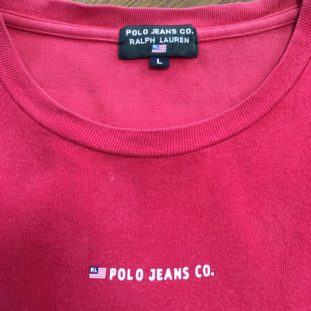 POLO RALPH LAUREN(ポロラルフローレン)の人気のPOLO ポロジーンズの星条旗ロゴ Tシャツ ラルフローレン レディースのトップス(Tシャツ(半袖/袖なし))の商品写真