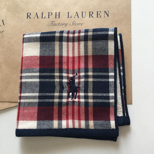 Ralph Lauren(ラルフローレン)のラルフローレン タオルハンカチ レディースのファッション小物(ハンカチ)の商品写真