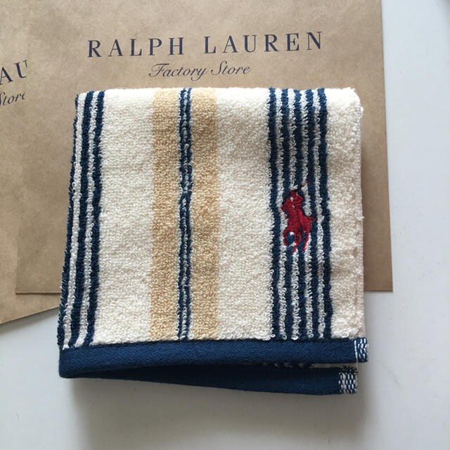 Ralph Lauren(ラルフローレン)のラルフローレン タオルハンカチ レディースのファッション小物(ハンカチ)の商品写真