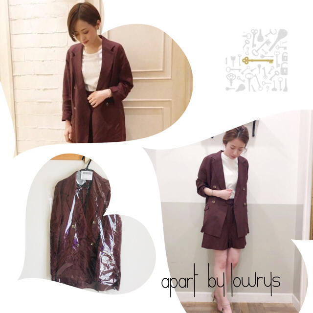 apart by lowrys(アパートバイローリーズ)の[予約完売品］apart by lowrys♡LiRyダブルジャケット レディースのジャケット/アウター(テーラードジャケット)の商品写真