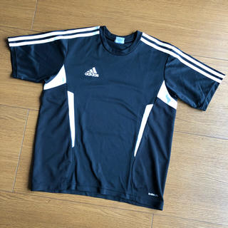 アディダス(adidas)のadidas 黒×白Tシャツ M(Tシャツ/カットソー(半袖/袖なし))