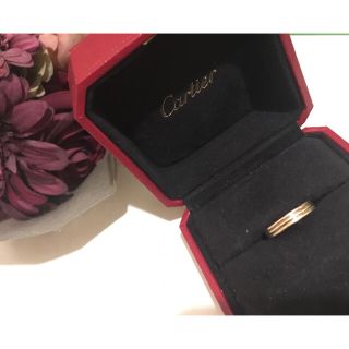 カルティエ(Cartier)の【cocochaさまご購入専用】カルティエスリーゴールドリング 52(リング(指輪))