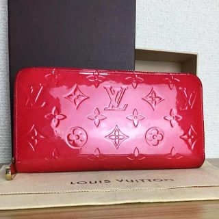 ルイヴィトン(LOUIS VUITTON)のルイヴィトン♪ ジッピーウォレット モノグラム 赤×ピンク系 長財布 正規品(財布)