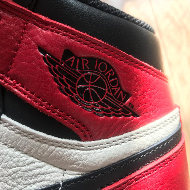 NIKE(ナイキ)の国内新品 27cm Air Jordan 1 Bred Toe 赤つまジョーダン メンズの靴/シューズ(スニーカー)の商品写真