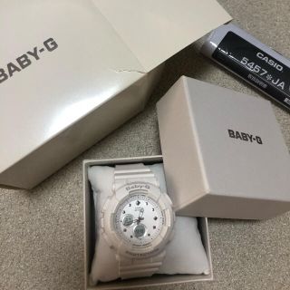 カシオ(CASIO)のBABY-G ウォッチ 白色(腕時計)