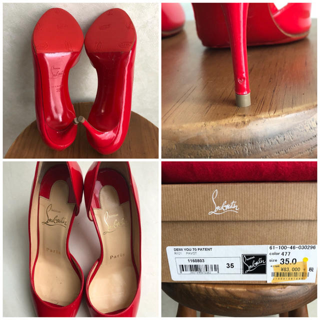 Christian Louboutin(クリスチャンルブタン)のクリスチャンルブタン Louboutin オープントゥパンプス レディースの靴/シューズ(ハイヒール/パンプス)の商品写真