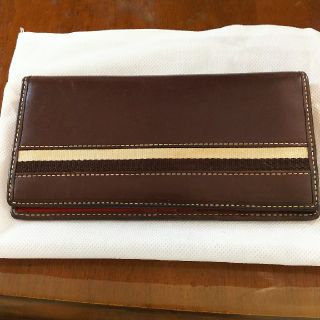 コーチ(COACH)のCOACH メンズ 長財布 中古 箱なしブラウン(長財布)