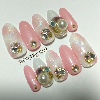stone♡bijou pearl pink