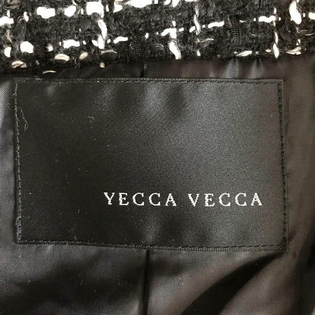 YECCA VECCA(イェッカヴェッカ)のYECCA VECCA★ツイードジャケット★数回着用のみ レディースのジャケット/アウター(ノーカラージャケット)の商品写真