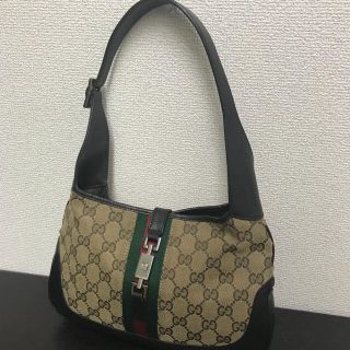 グッチ(Gucci)のグッチ  ショルダーバッグ  GGキャンバス/レザー  シェリーライン(ショルダーバッグ)