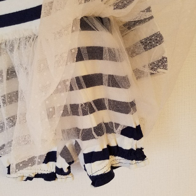 F.O.KIDS(エフオーキッズ)のチュール付きカバーオール キッズ/ベビー/マタニティのベビー服(~85cm)(カバーオール)の商品写真