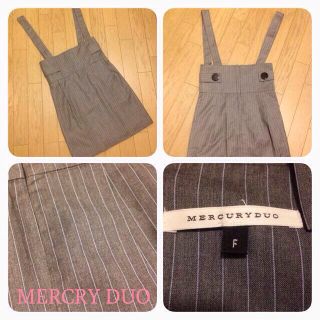 マーキュリーデュオ(MERCURYDUO)のMERCRY DUO♡ジャンスカ(ひざ丈ワンピース)