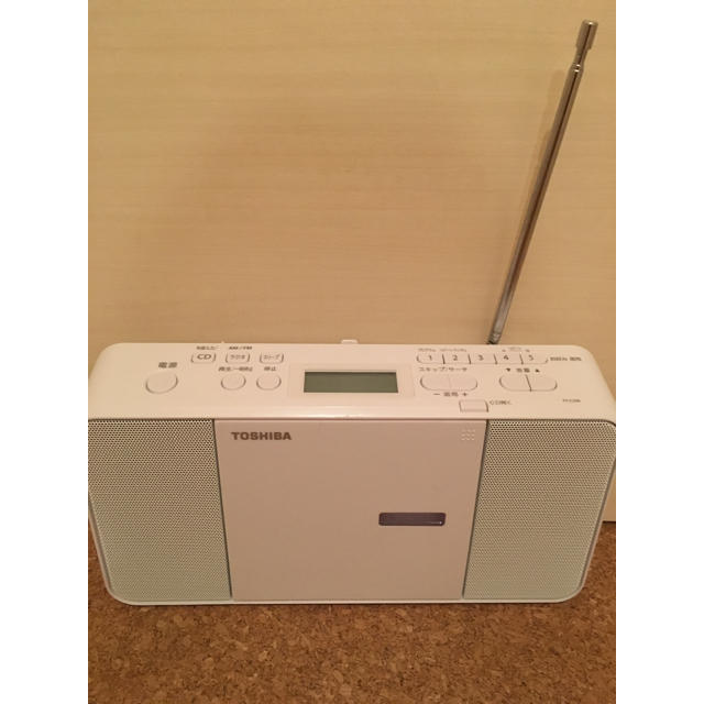 東芝(トウシバ)の東芝　ワイドFM対応CDラジオ スマホ/家電/カメラのオーディオ機器(ラジオ)の商品写真