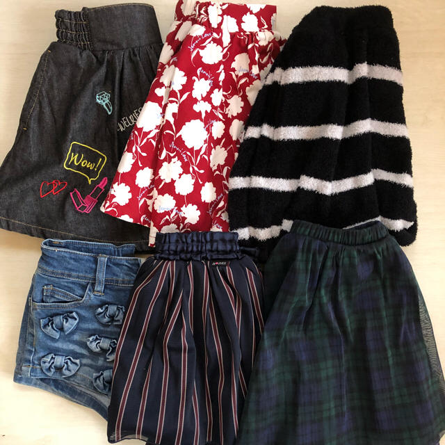 JENNI(ジェニィ)のJENNIスカート類 まとめ売り✴︎6点おまけ付き♡ キッズ/ベビー/マタニティのキッズ服女の子用(90cm~)(スカート)の商品写真